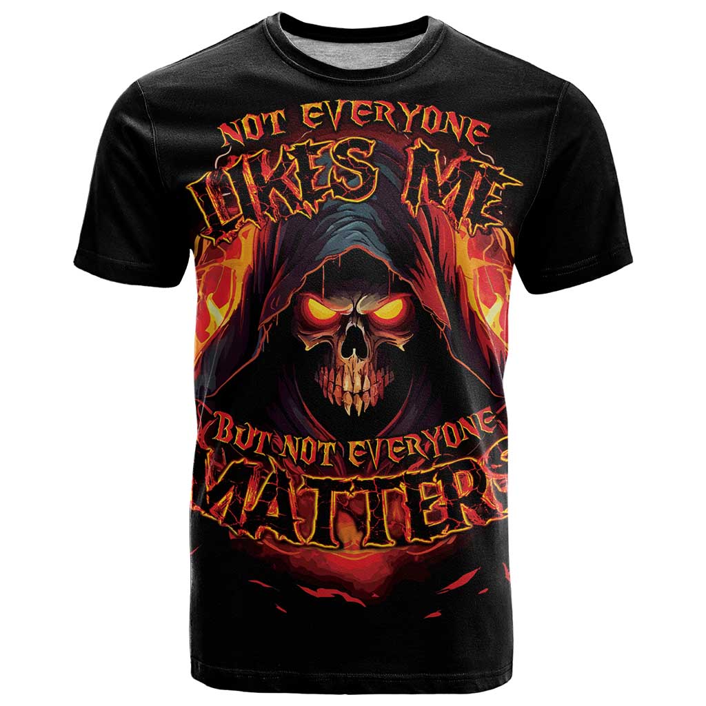 Not Everyone Likes Me Skull Reaper T-Shirt Graphic Tee