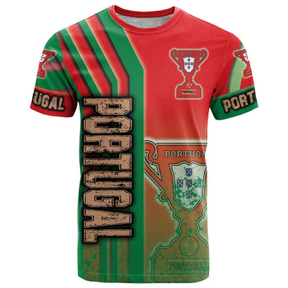 Portugal Football T-Shirt Selecao das Quinas Soccer - Road To Champion Graphic Tee