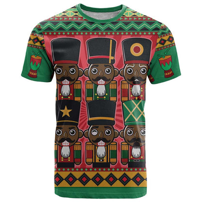 Black Nutcrackers T-Shirt Afro Christmas Graphic Tee