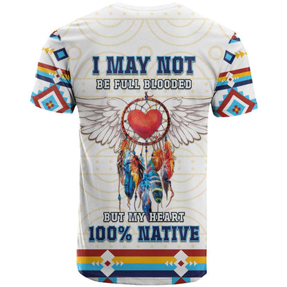Native American Love T-Shirt Dream Catcher With Angel Wings Graphic Tee