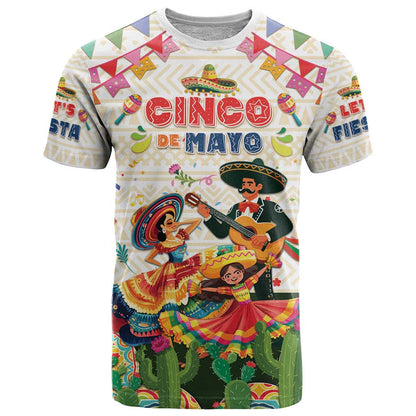 Mexico Cinco De Mayo T-Shirt Dancing Mexican Graphic Tee