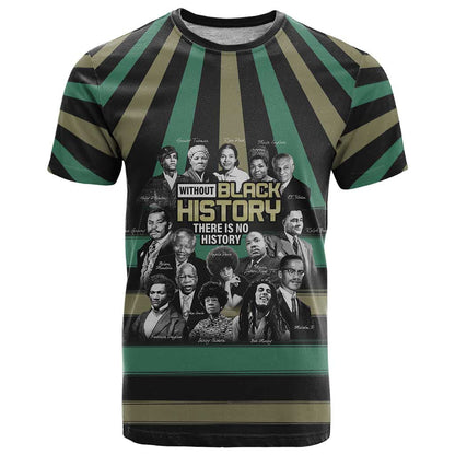 Without Black History There Is No History T-Shirt African Hub Graphic Tee