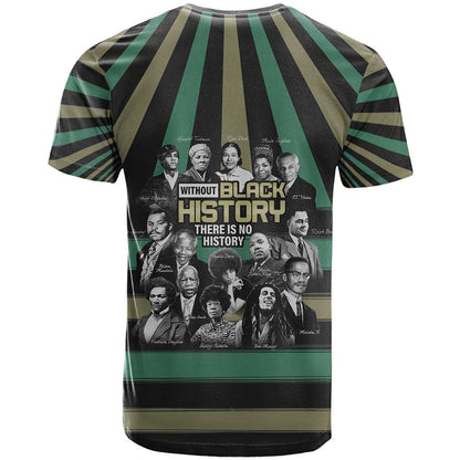 Without Black History There Is No History T-Shirt African Hub Graphic Tee