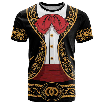 Mexican Charro Suit T-Shirt 2025 Cinco De Mayo Costume Graphic Tee