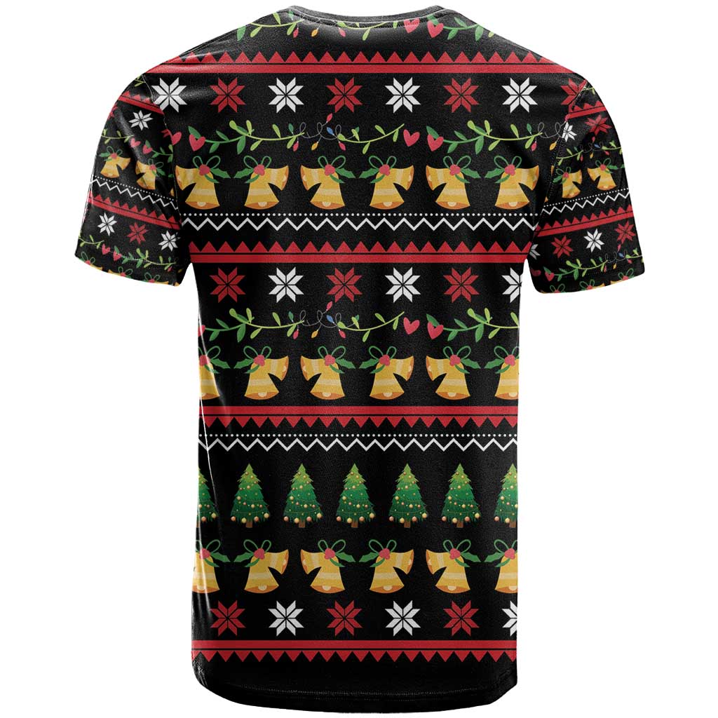 Meowy Christmas And Woofy New Year T-Shirt Graphic Tee
