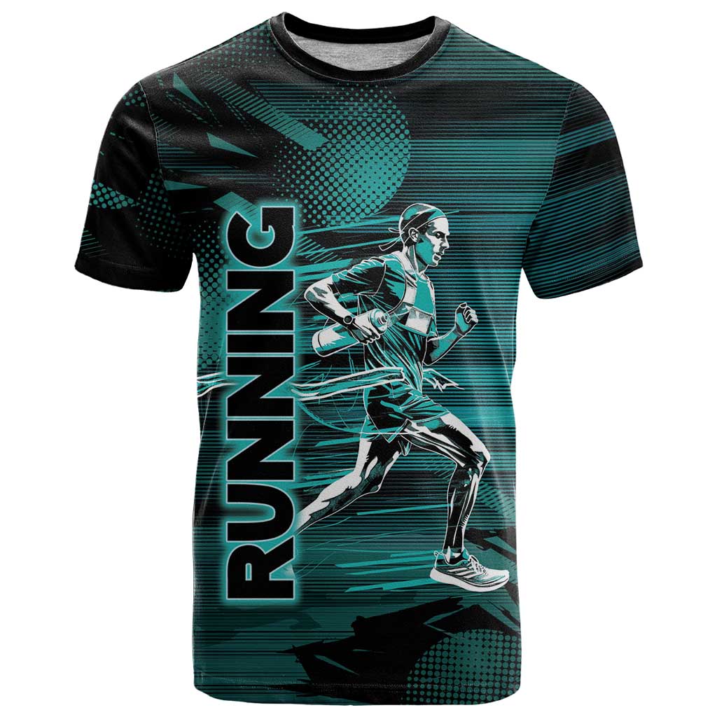 Personalized Running T-Shirt Infinite Sprint Energy Graphic Tee