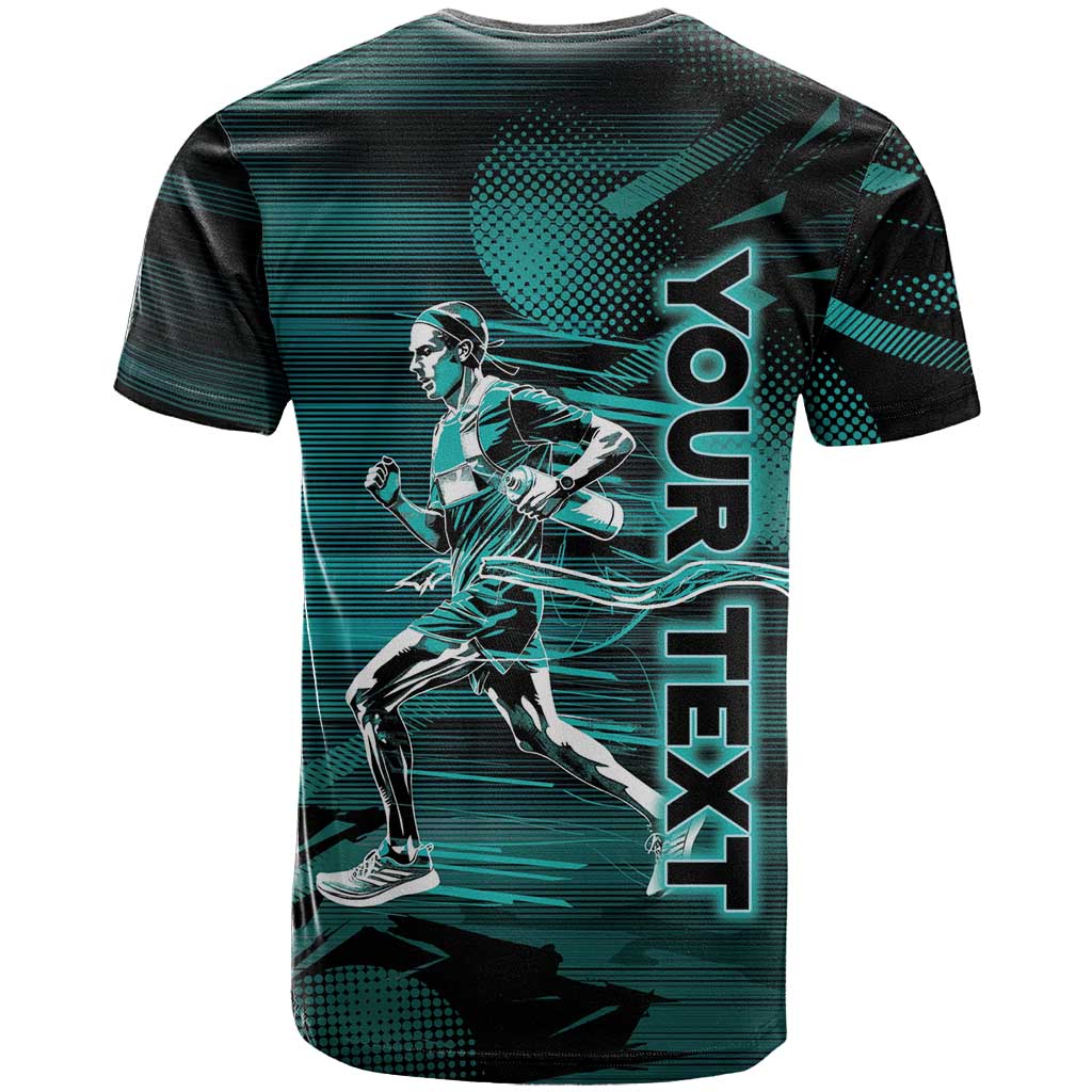 Personalized Running T-Shirt Infinite Sprint Energy Graphic Tee