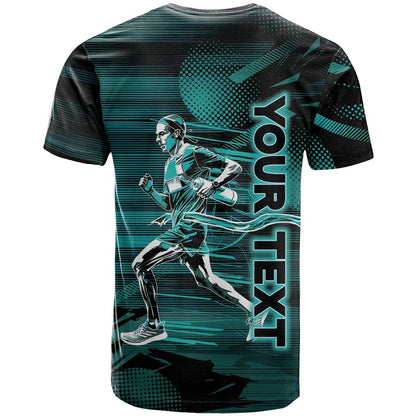 Personalized Running T-Shirt Infinite Sprint Energy Graphic Tee