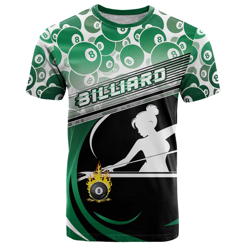 Personalized Billiards T-Shirt Master Of The Cue Graphic Tee