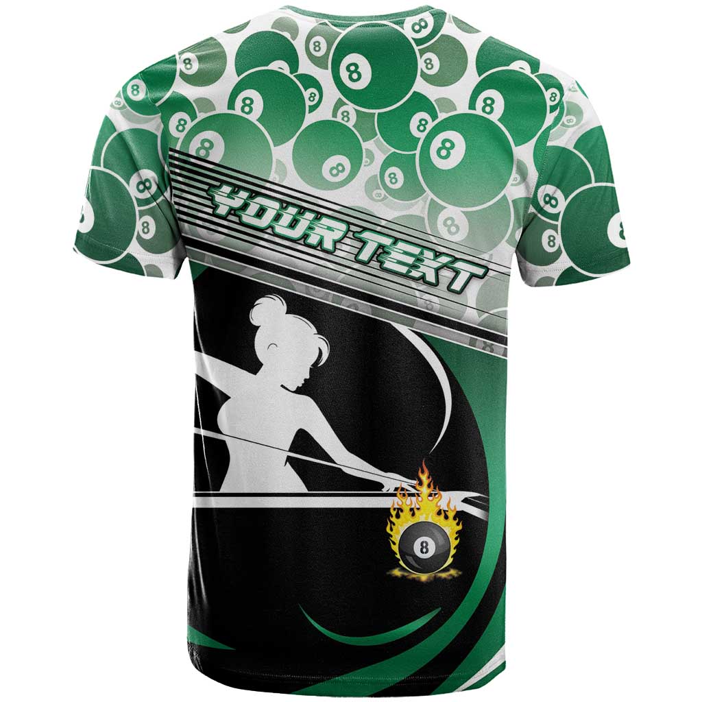 Personalized Billiards T-Shirt Master Of The Cue Graphic Tee
