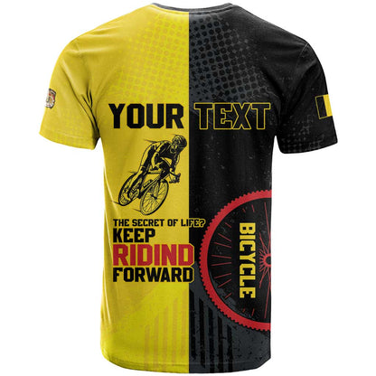 Personalized Belgium Cycling T-Shirt Just Enjoy The Ride Graphic Tee