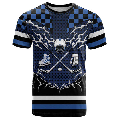 Custom Hockey T-Shirt Tribal Strike Graphic Tee