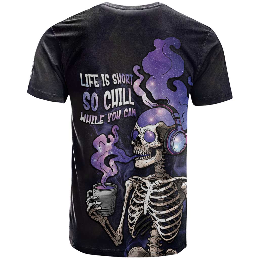 Skull T-Shirt Mentally Ill But Totally Chill Graphic Tee