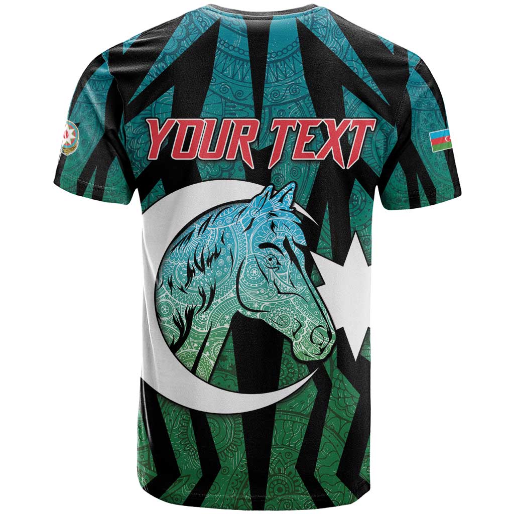 Personalized Azerbaijan T-Shirt Karabakh Horse Tattoo Graphic Tee