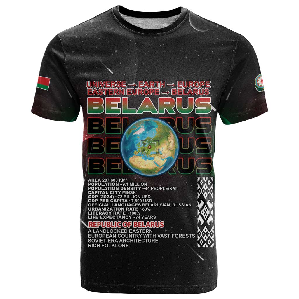 Belarus T-Shirt Information From The Universe Graphic Tee