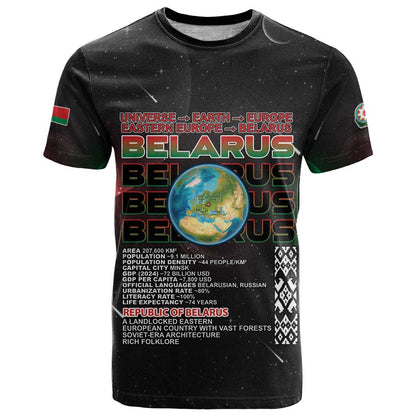 Belarus T-Shirt Information From The Universe Graphic Tee
