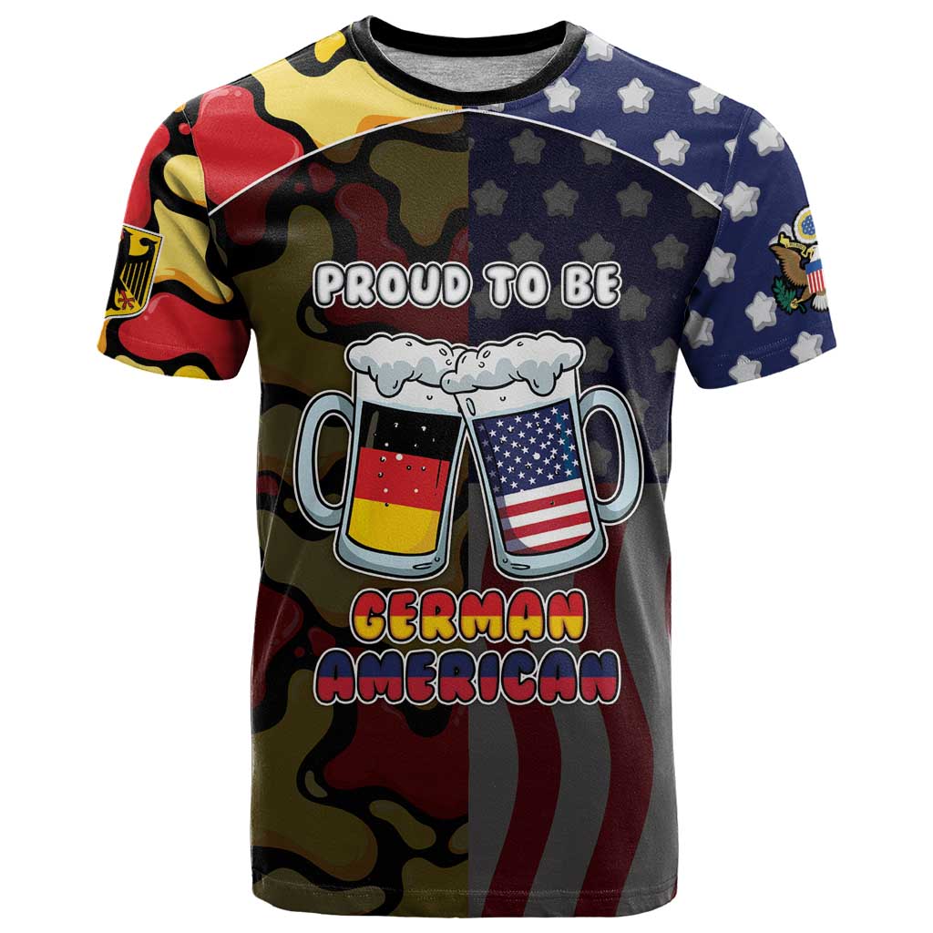 Personalized Germany American Heritage Month T-Shirt Beer Funny Style Graphic Tee