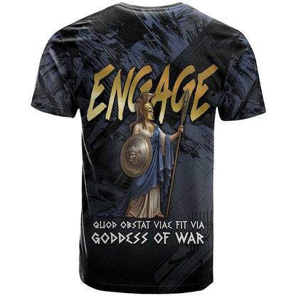 Ancient Greek Athena T-Shirt Goddess Of Wisdom Graphic Tee