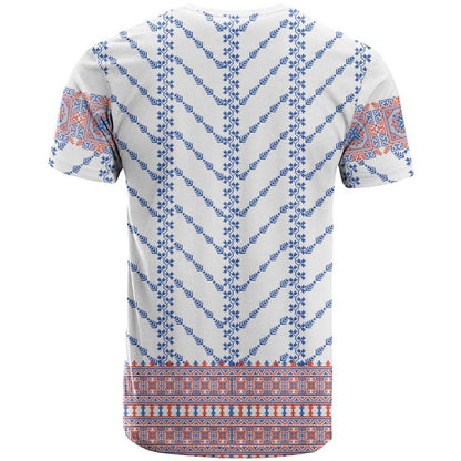 Traditional Romanian Costume T-Shirt National Folk Patterns Graphic Tee