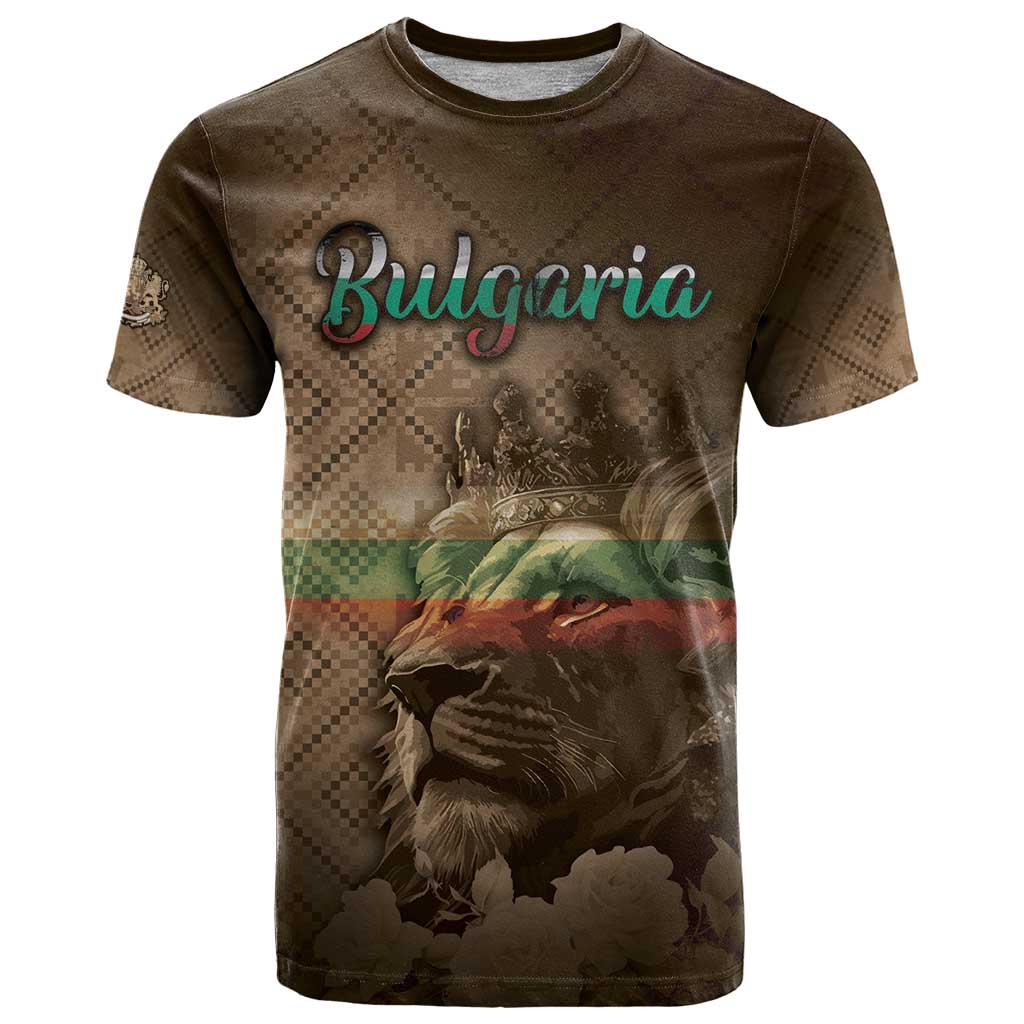 Personalized Bulgaria T-Shirt Lion King Is Pride Graphic Tee