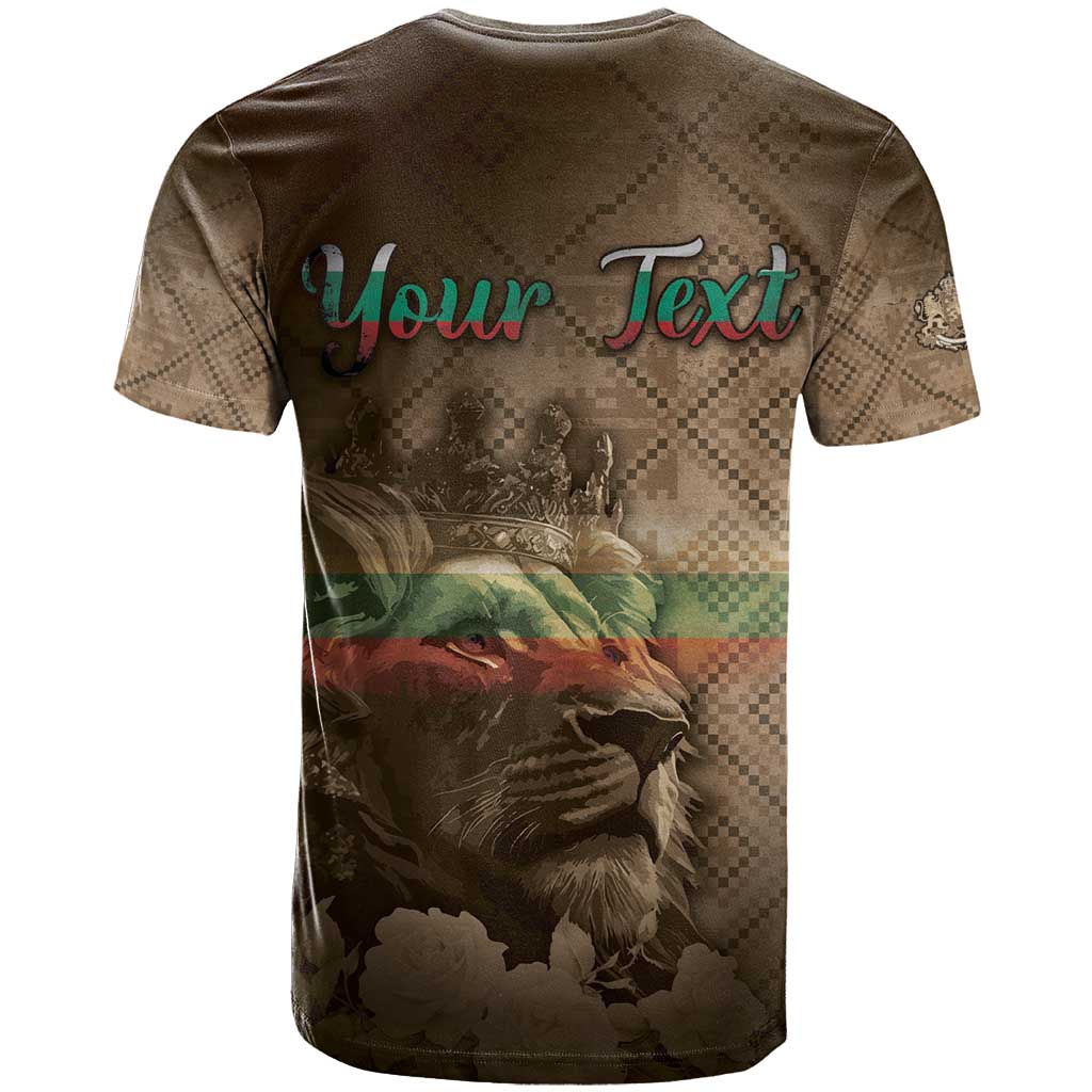 Personalized Bulgaria T-Shirt Lion King Is Pride Graphic Tee