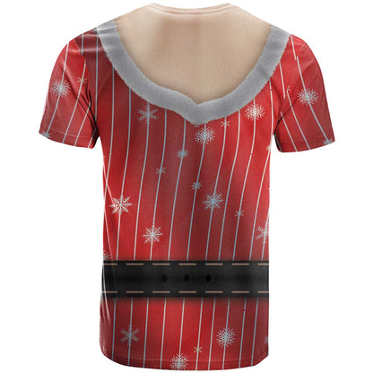 Christmas Costume T-Shirt Sexy Mrs Claus Graphic Tee