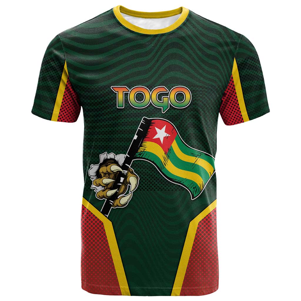 Personalized Togo T-Shirt Lion Claw Flag Sport Style Graphic Tee