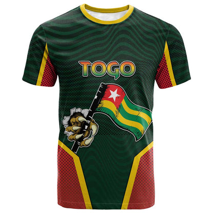 Personalized Togo T-Shirt Lion Claw Flag Sport Style Graphic Tee
