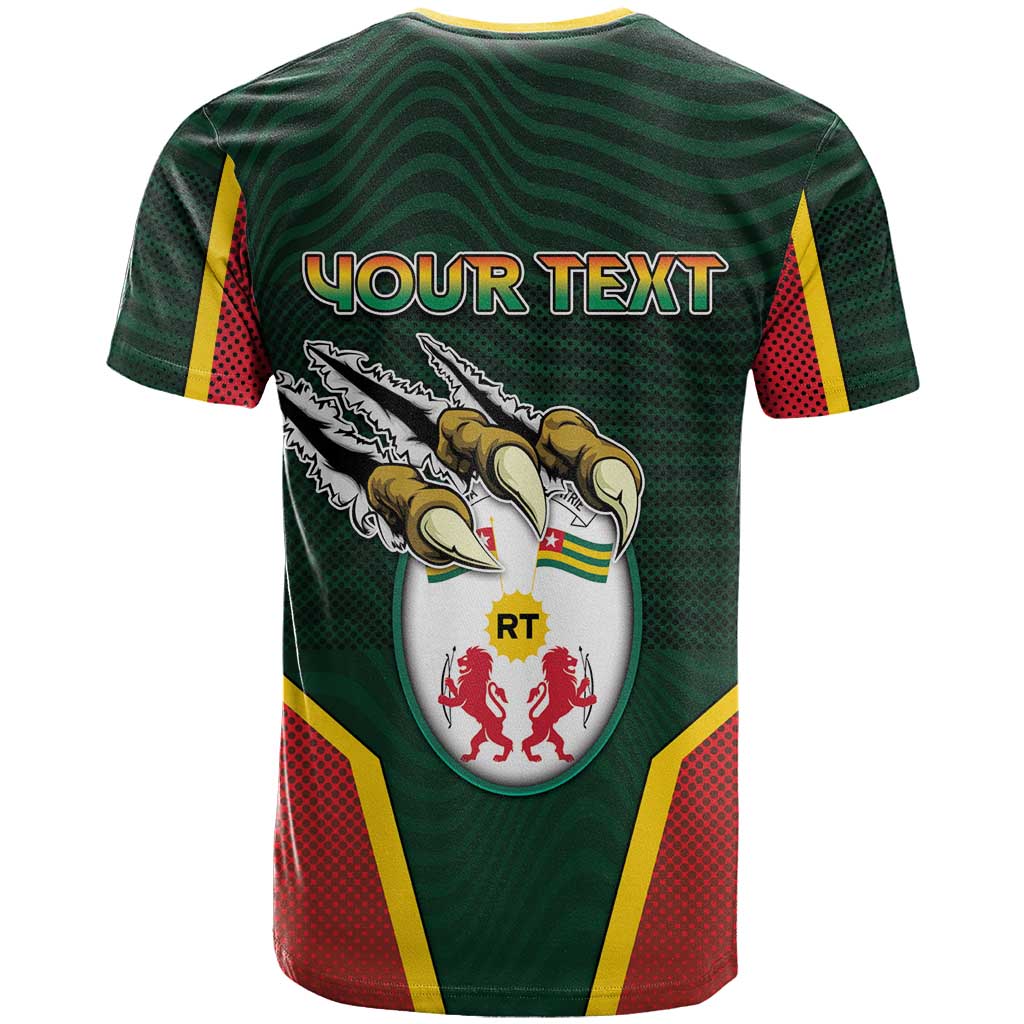 Personalized Togo T-Shirt Lion Claw Flag Sport Style Graphic Tee