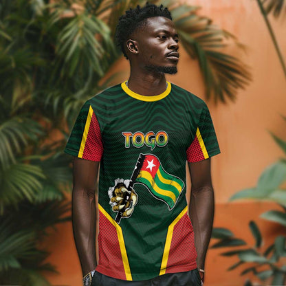 Personalized Togo T-Shirt Lion Claw Flag Sport Style Graphic Tee