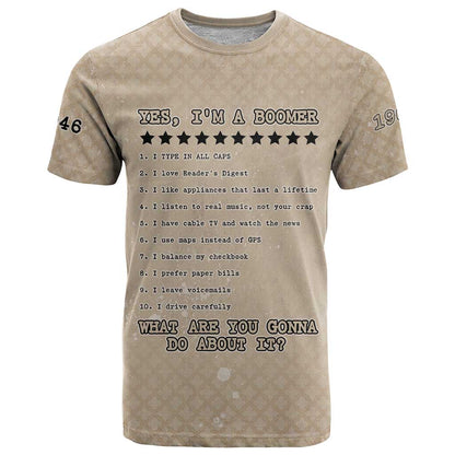 Baby Boomers T-Shirt The Badass Generation Retro Style Graphic Tee
