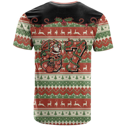 Western Yoke T-Shirt Funny Six Seven Christmas Graphic Tee