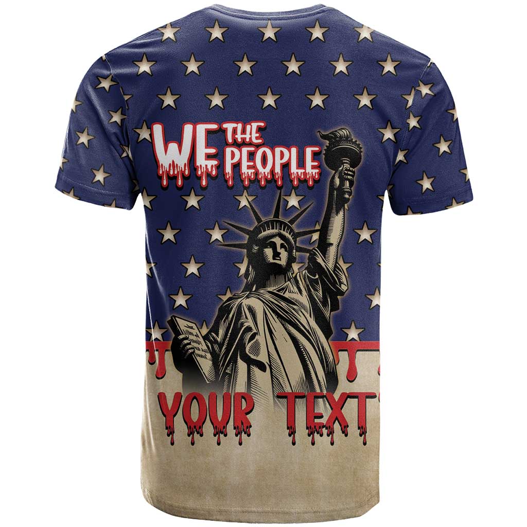 Personalized USA 4th Of July T-Shirt We The People Graphic Tee