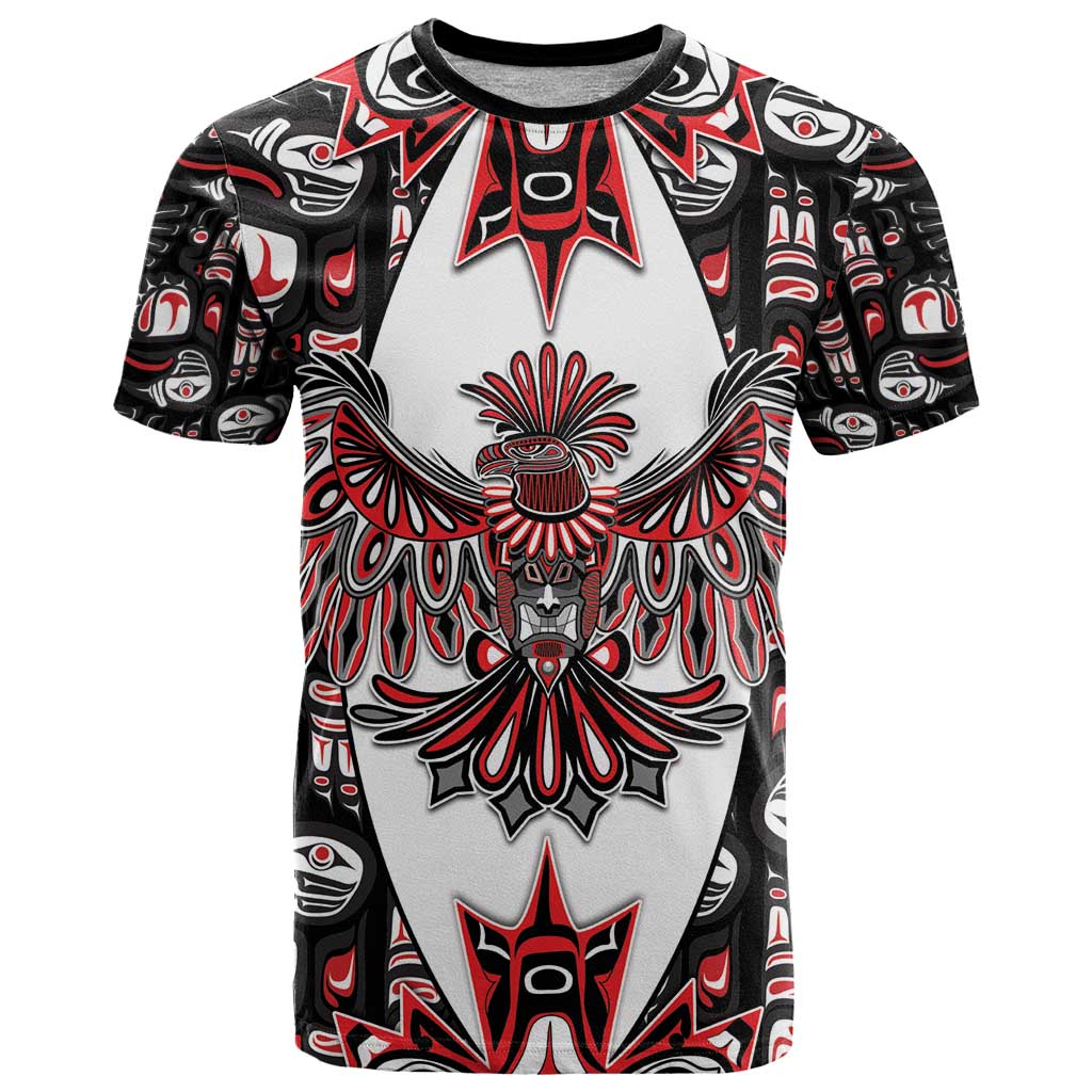 Canada Haida T-Shirt Thunderbird Northwest Coast Indigenous Graphic Tee