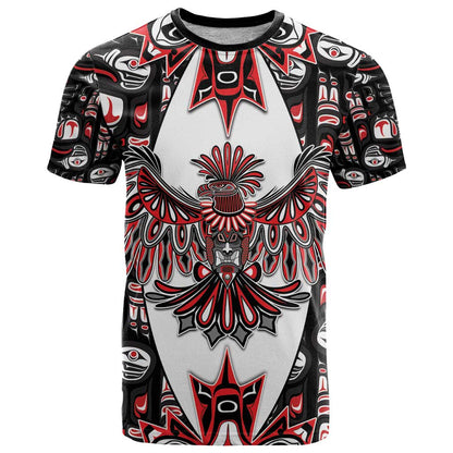 Canada Haida T-Shirt Thunderbird Northwest Coast Indigenous Graphic Tee