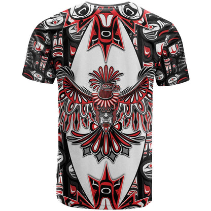 Canada Haida T-Shirt Thunderbird Northwest Coast Indigenous Graphic Tee