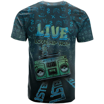 Dope Like Hip Hop T-Shirt Hiphop Graffiti Style Graphic Tee