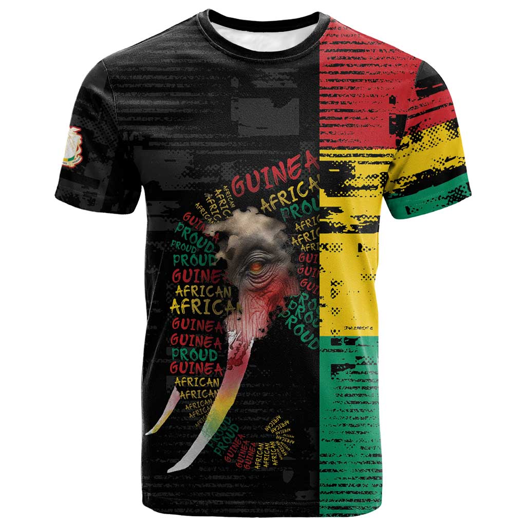 Personalized Guinea T-Shirt Elephant Soul African Graphic Tee