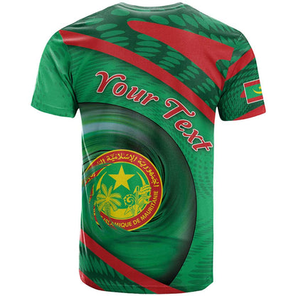 Personalized Mauritania T-Shirt African Wildcat From Richat Structure Graphic Tee