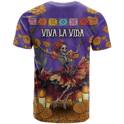 Day Of The Dead T-Shirt Viva La Vida Graphic Tee