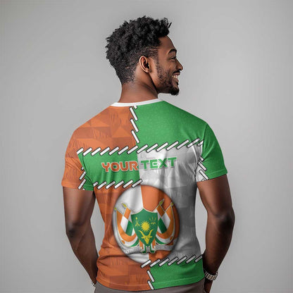 Personalized Niger T-Shirt Dama Gazelle Waving Flag Funny Style Graphic Tee