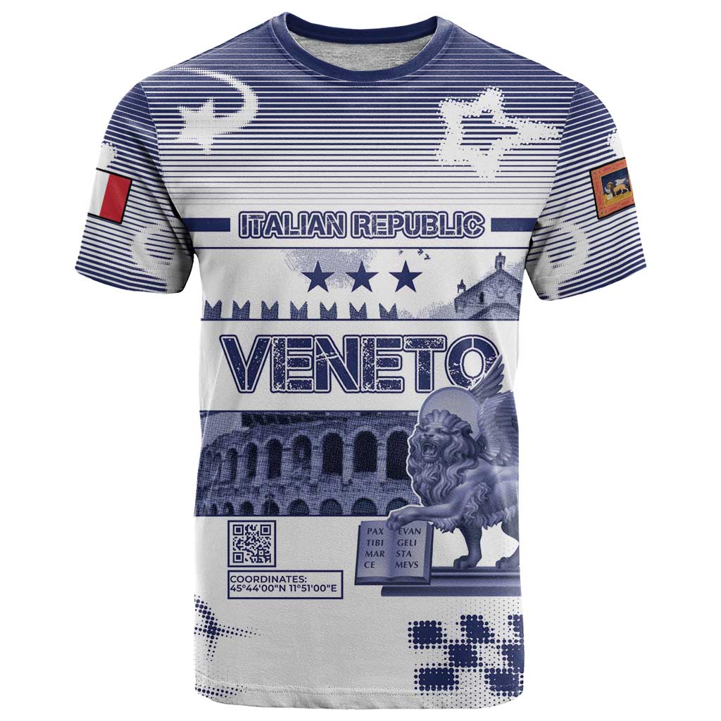 Personalized Italy Veneto T-Shirt Lion Saint Mark Of Venetian Republic Graphic Tee
