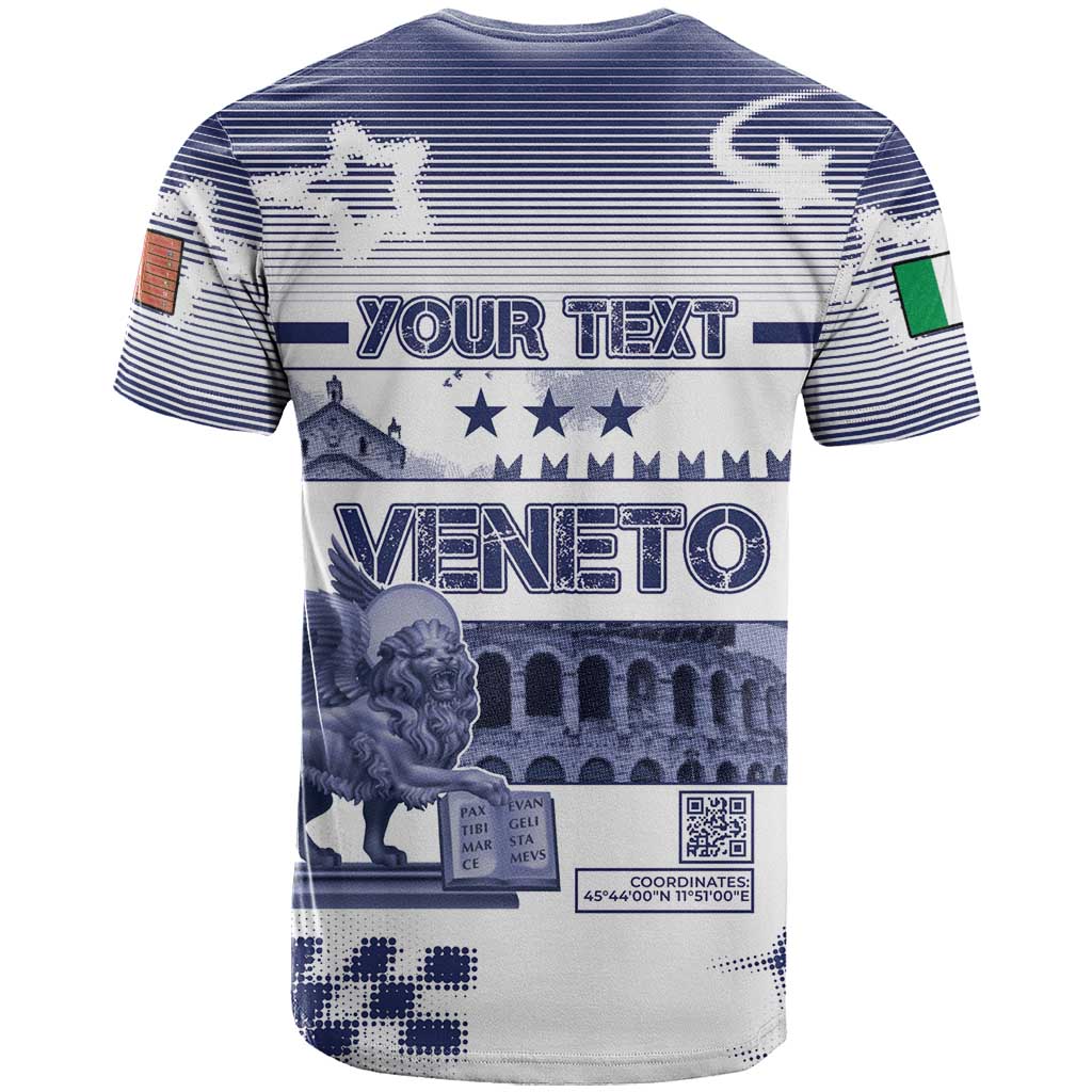 Personalized Italy Veneto T-Shirt Lion Saint Mark Of Venetian Republic Graphic Tee