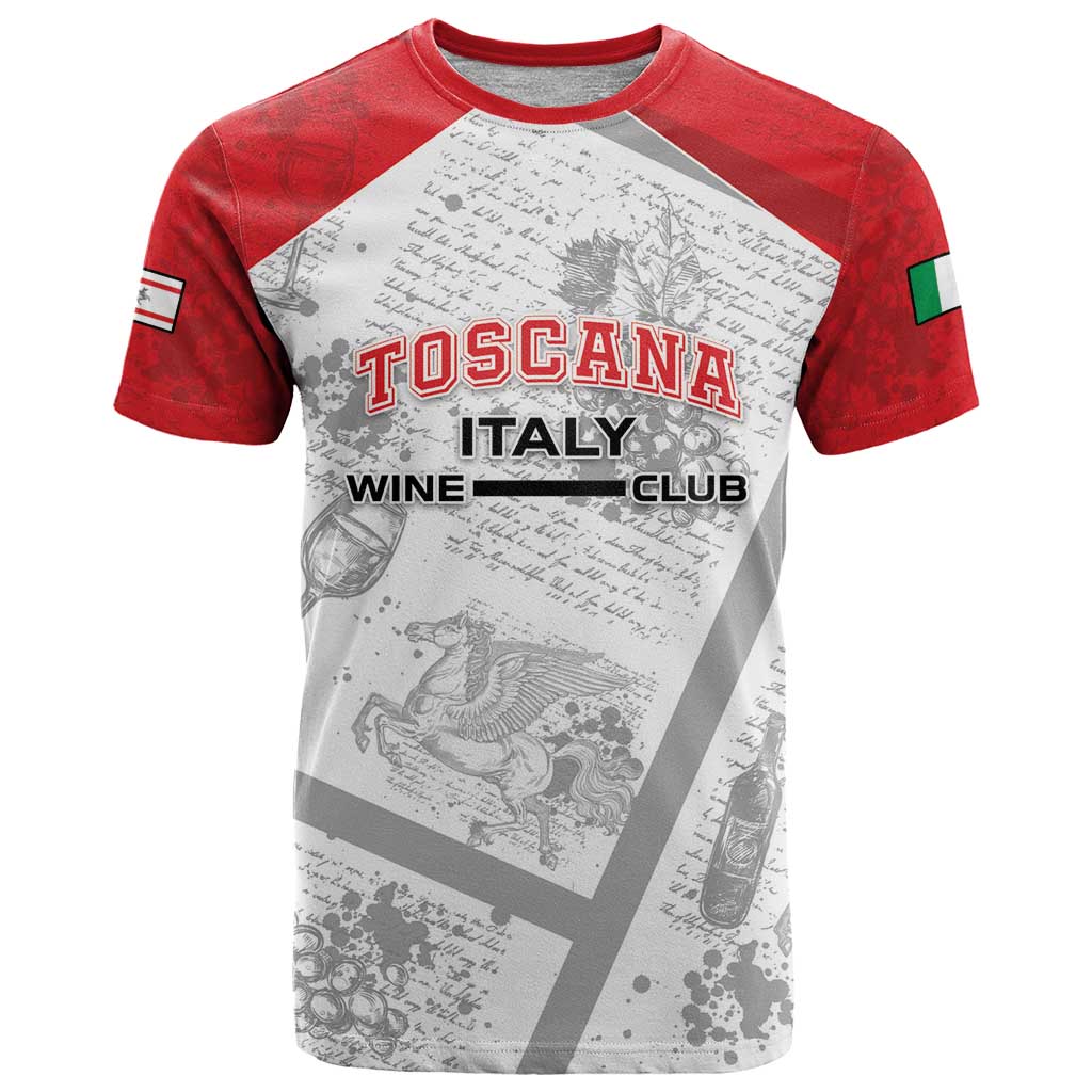 Personalized Italy Tuscany T-Shirt Toscana Wine Club Graphic Tee