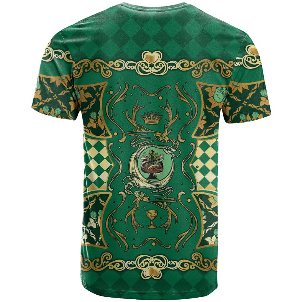 Zodiac Signs T-Shirt The Earth Element Baroque Spades Card Graphic Tee
