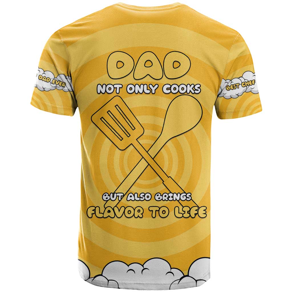 Chef Fathers Day T-Shirt Dad You're The Master Chef In My Heart Graphic Tee