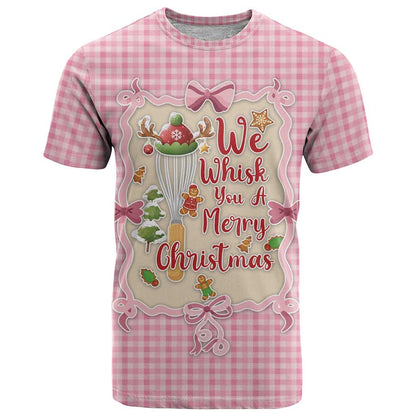 We Whisk You A Merry Christmas T-Shirt Cute Style Graphic Tee
