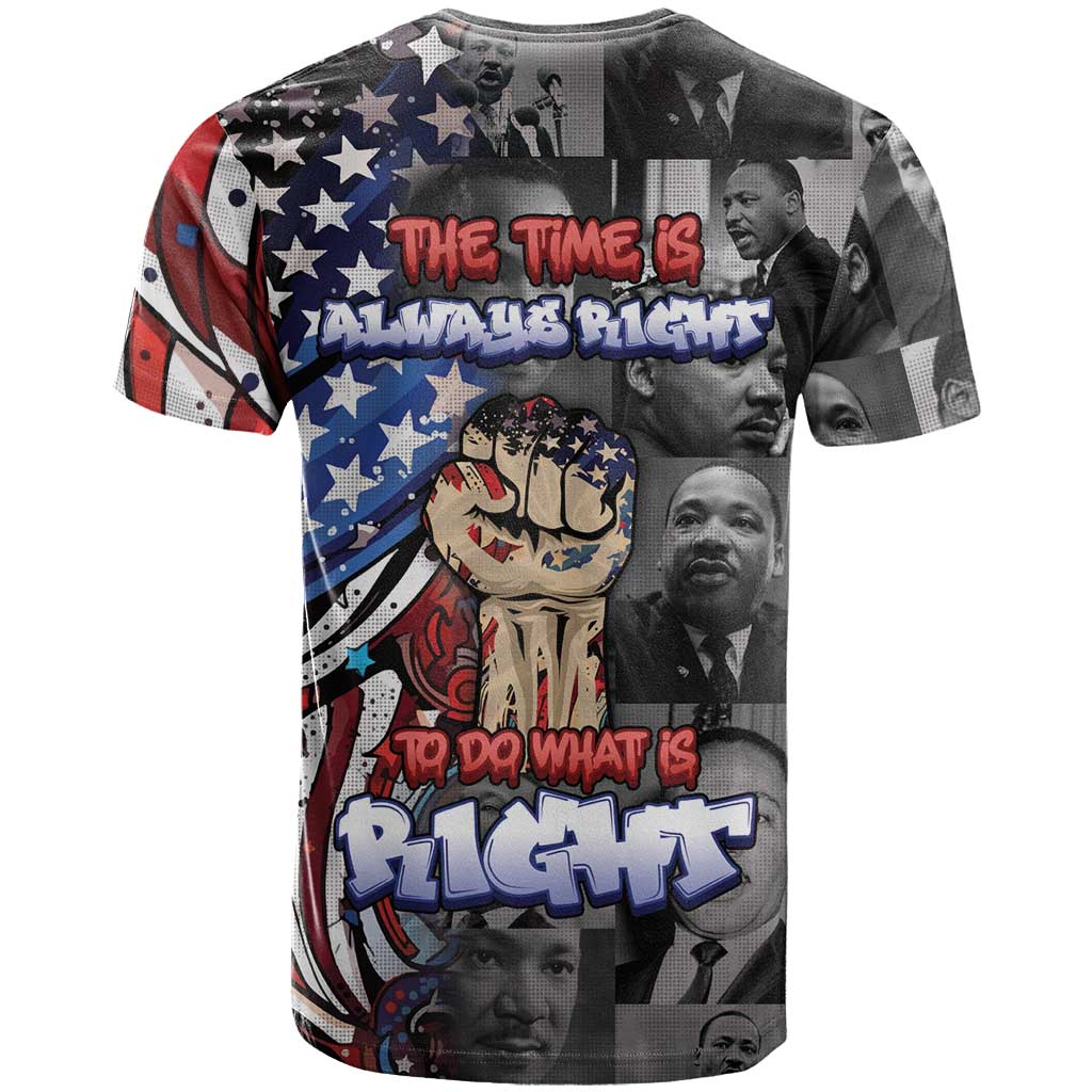 Martin Luther King Jr Day T-Shirt Dreamers Today Leaders Tomorrow Graphic Tee