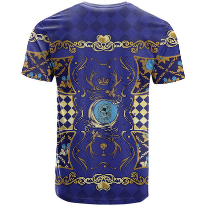 Zodiac Signs T-Shirt The Water Element Baroque Clubs Card Graphic Tee