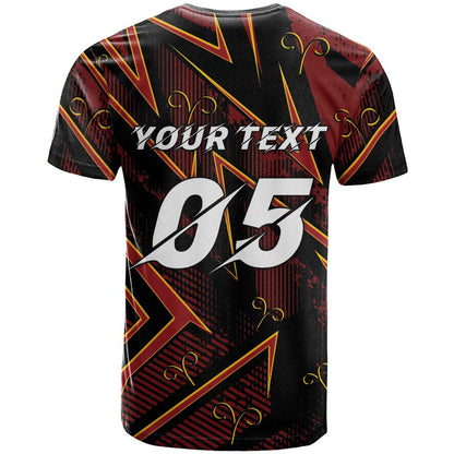 Custom Aries Zodiac T-Shirt With Bold Triangle Graphic Tee